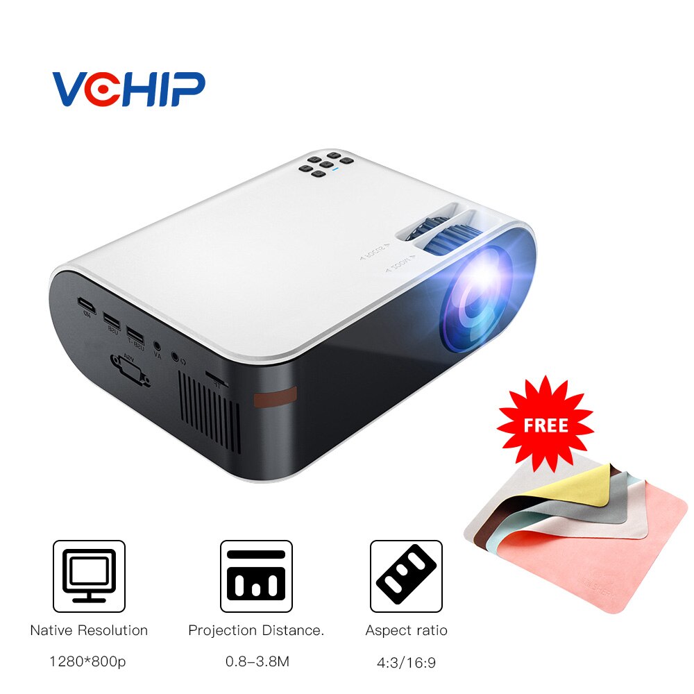 VCHIP W18  ̴ Proyector 4K Ȩ þ HD 10..